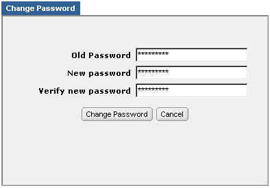 Change Password